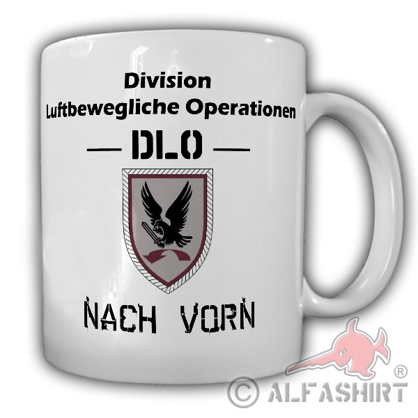 DLO Division Luftbewegliche Operationen Nach vorn BW Wappen Tasse Becher #18132