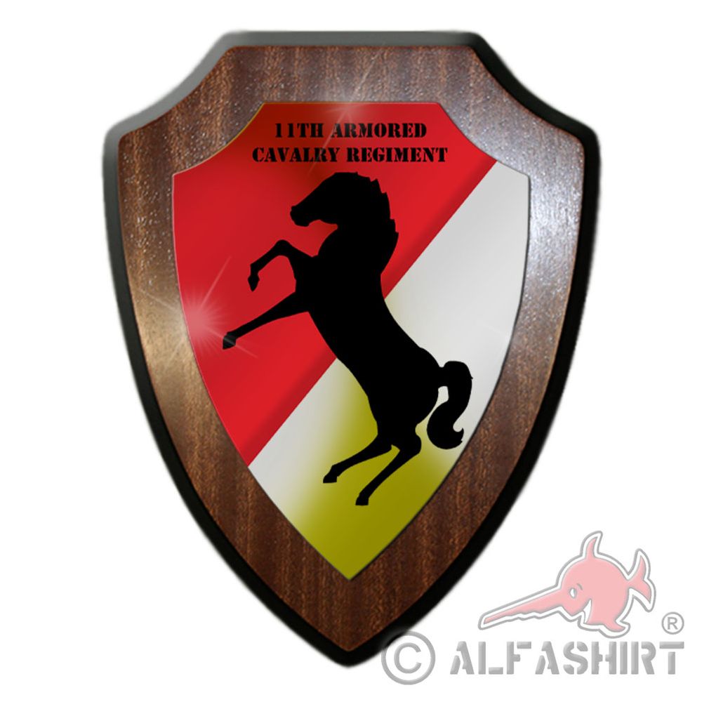Heraldic shield 11th Armored Cavalry Regiment USA United States Army # 36204