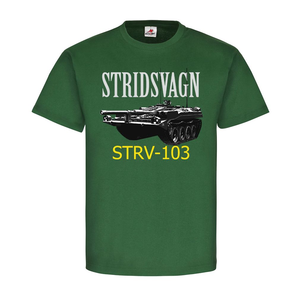 Stridsvagn Strv 103 Schweden Panzer Kampfpanzer Kasemattenpanzer T-Shirt #23117