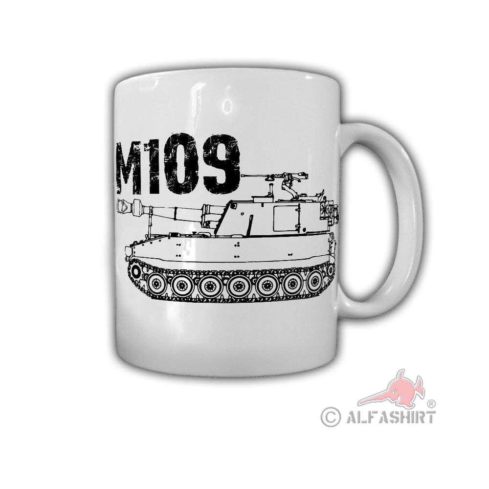 Tasse M109 Panzerhaubitze Haubitze Panzer 155mm Geschütz PzArtBtl #30355