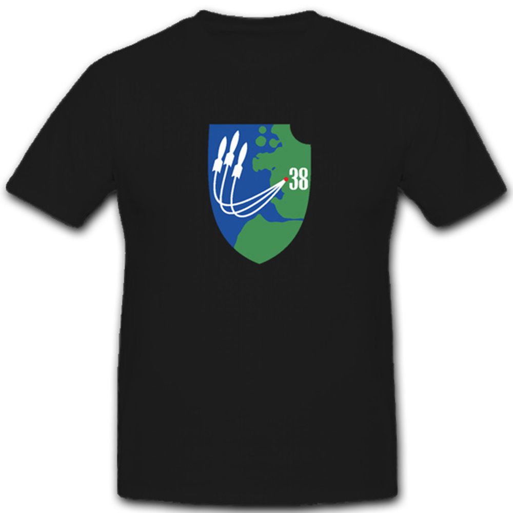 FlaRakbtl 38 Flugabwehrraketenbataillon Wappen Abzeichen  BW - T Shirt #4257