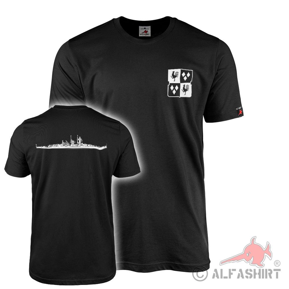 Panzerschiff Admiral Graf Spee Schiff Wappen Marine Montevideo - T Shirt #17834