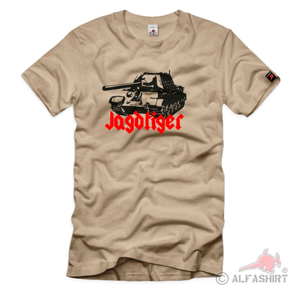 Jagdtiger Panzerwagen WH Panzer Militär Fahrzeug T Shirt #2789