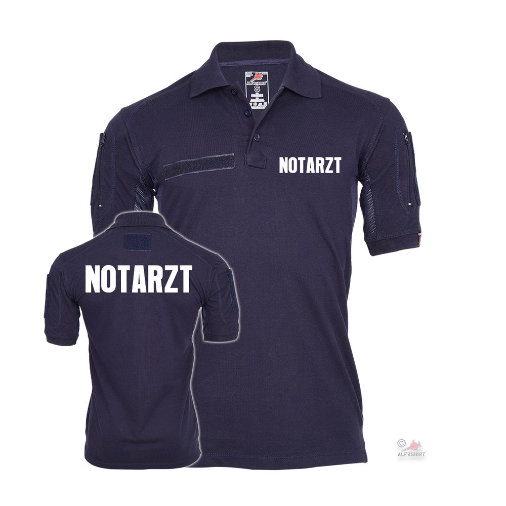 Tactical Polo Notarzt Rettungdienst Sänitäter Arzt Polo-Shirt #24956