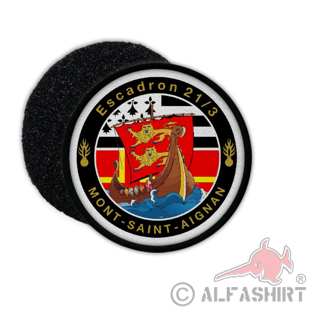Patch Écusson de l'Escadron de Gendarmerie Mobile 21-3 Mont-Saint Aignan # 35141