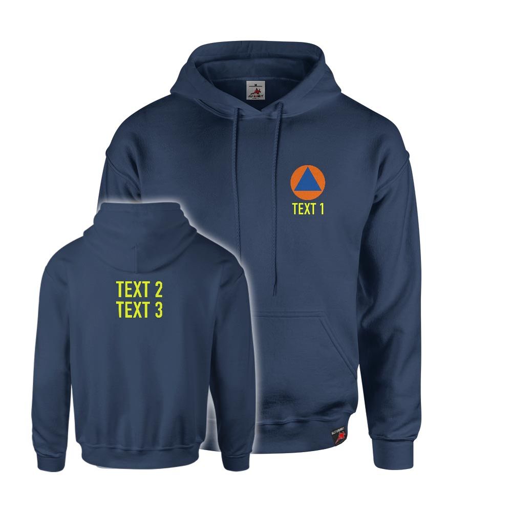 Hoodie Kapuzenpullover Kats Katastrophenschutz Schutz Umwelt Hilfe #46878