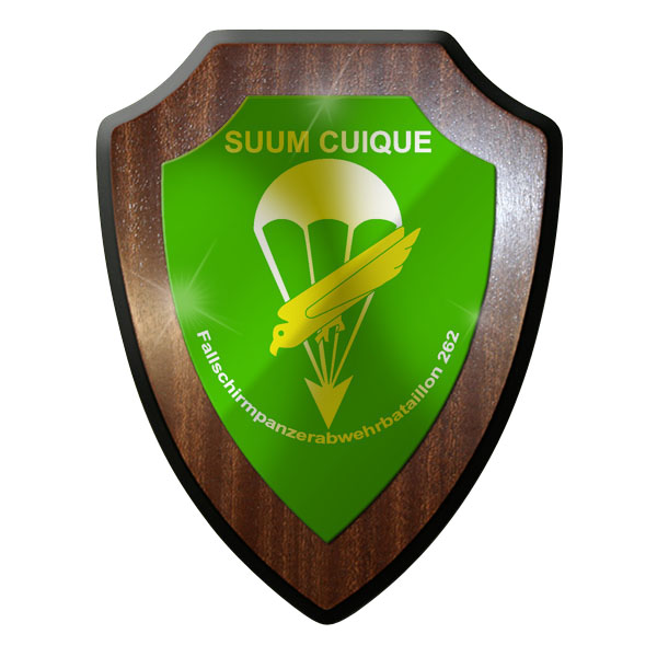 Wappenschild Fallschirmpanzerabwehrbataillon262 Suum Cuique Fallschirmjäger#8840