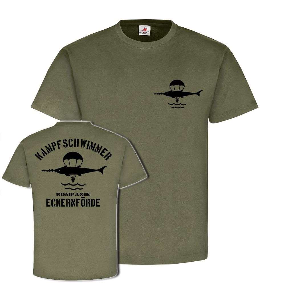Kampfschwimmer Kompanie Eckernförde BW Waffentaucher Marine - T Shirt #18688