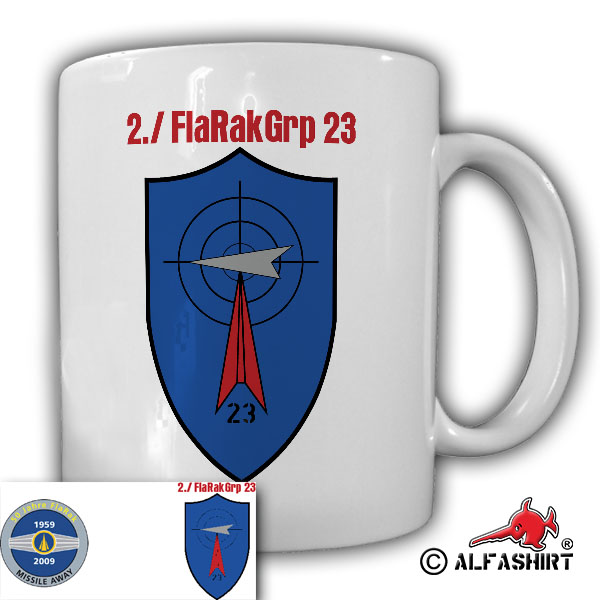 Tasse 50 Jahre FlaRak 2 FlaRakGrp 23 Flugabwehr Raketen Gruppe Deutschland #17367