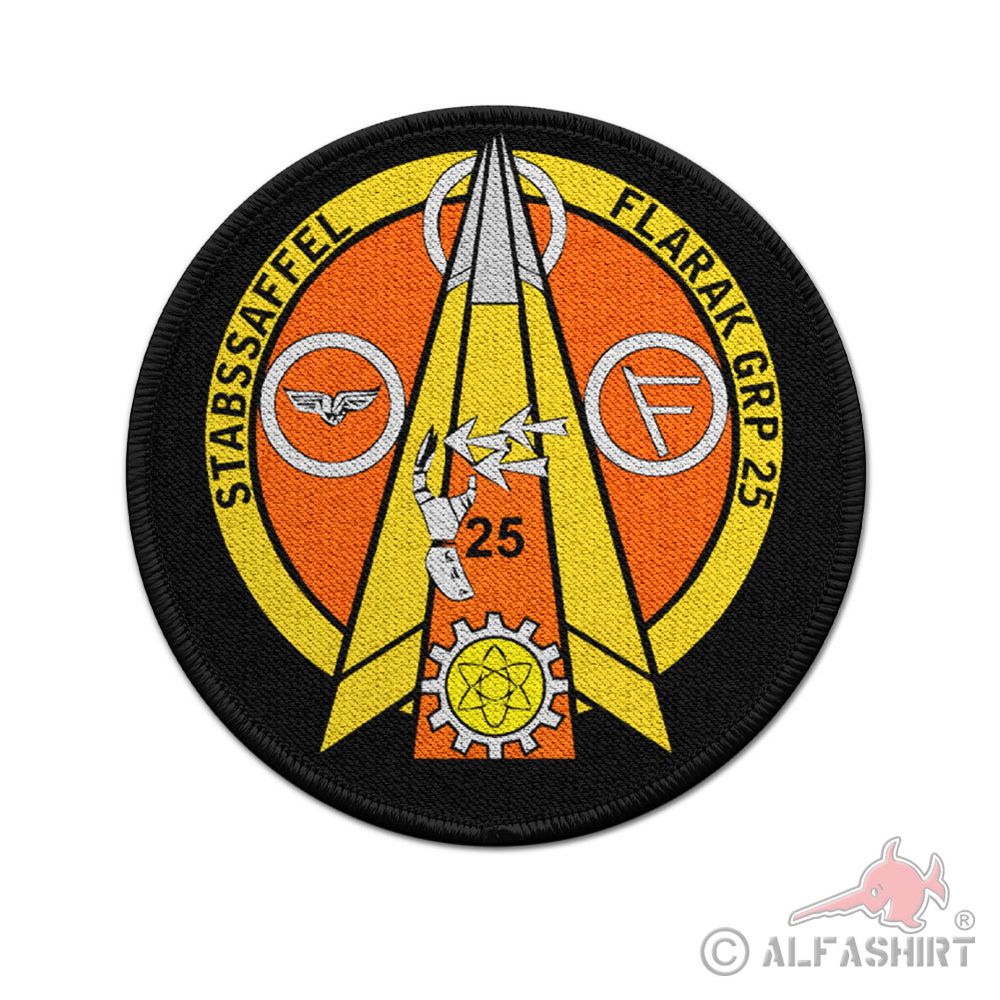Patch Stabsstaffel FlaRak Grp 25 Flugabwehr Raketen Gruppe Bundeswehr #40928