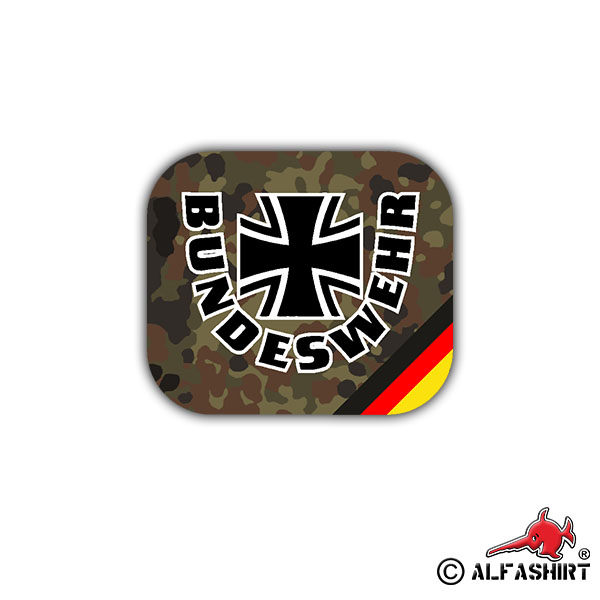 Sticker Bundeswehr Coat of Arms Badge Germany Military 7x6cm A1855