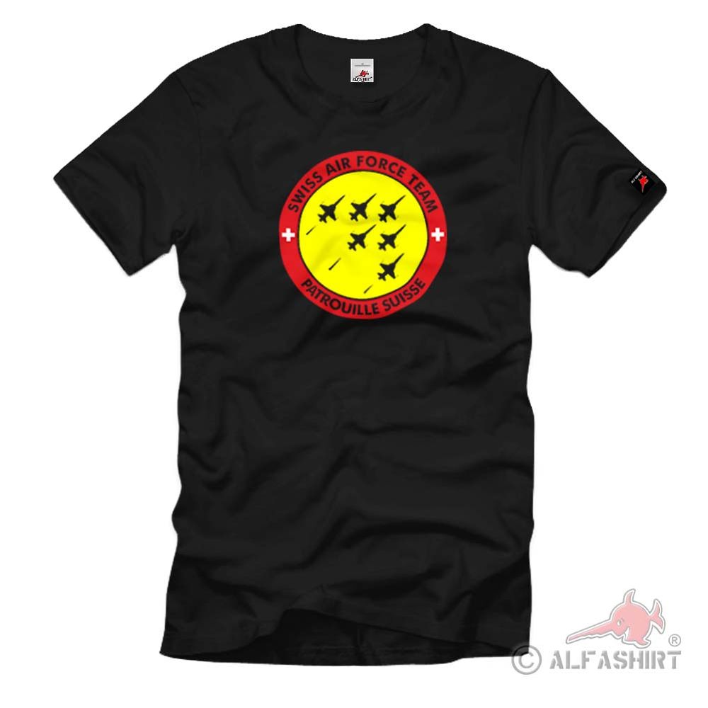 Swiss Air Force Team Schweiz Schweizer Armee Wappen Logo Emblem - T Shirt #1566