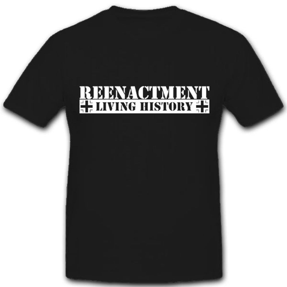 Reenactment Balkenkreuz Geschichte - T Shirt #4412