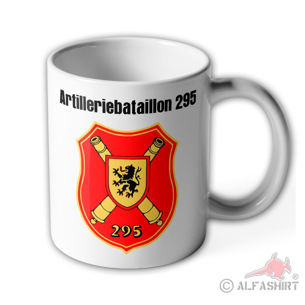 Tasse ArtBtl 295 Alb-Kaserne in Stetten am kalten Markt Bundeswehr Emblem #39584