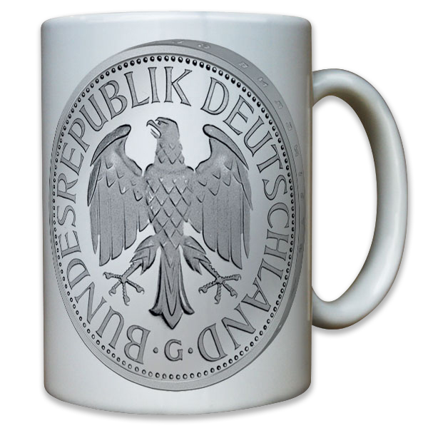 Deutsche D Mark Währung Bundesrepublik Deutschland Münze Geld - Tasse #10469 T