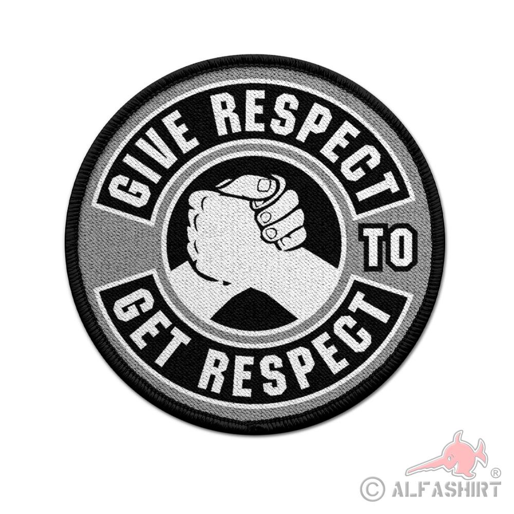 Patch Recpect Biker Rocker Veteran Soldier Give Get Brother Camaraderie #38529
