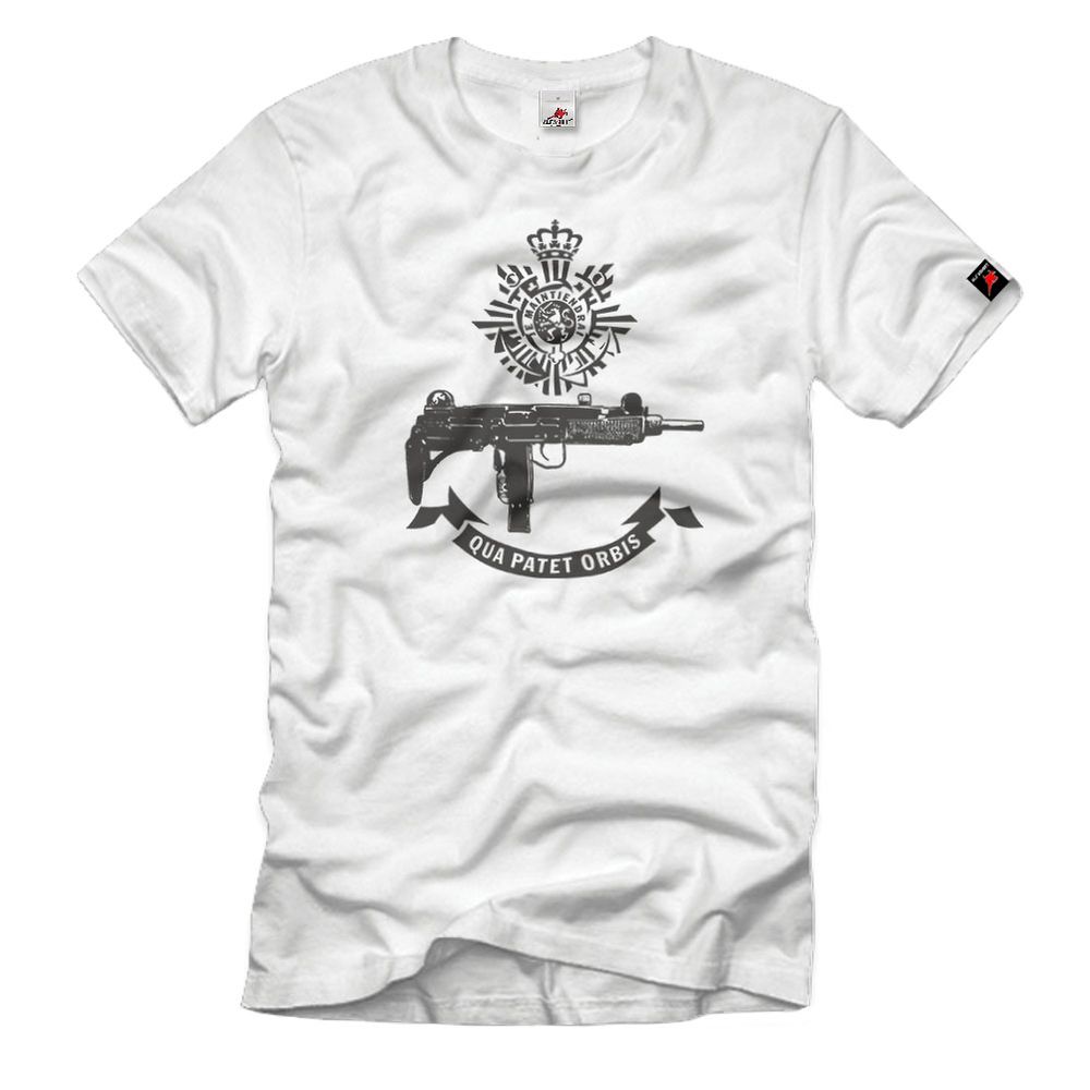 Korps Mariniers old school UZI MP Veteran Nederlands Niederlande T-Shirt#33023