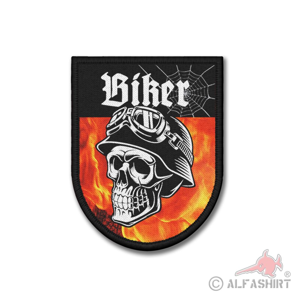 Biker Patch Kradmelder Helmet ABE Motorbike Safety Helmet Patch Biker #40380