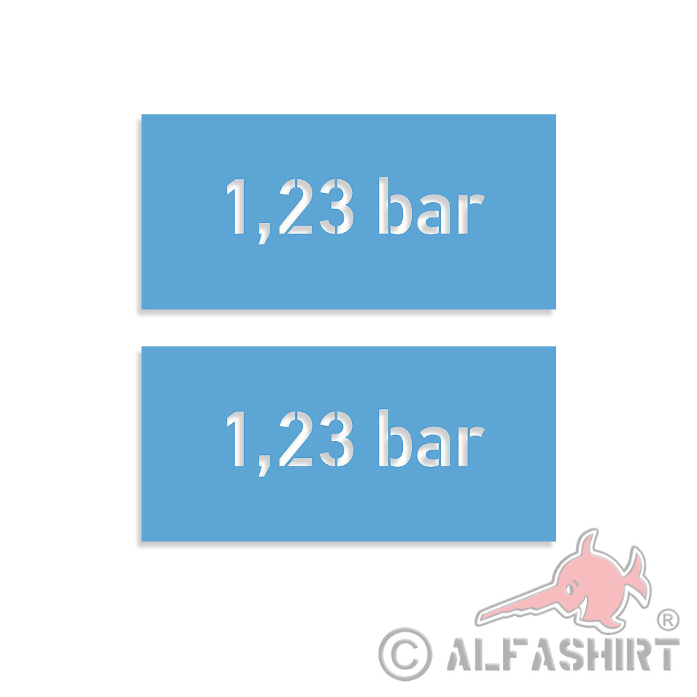 Painting stencil sticker air pressure design yourself bar atü military #A5989