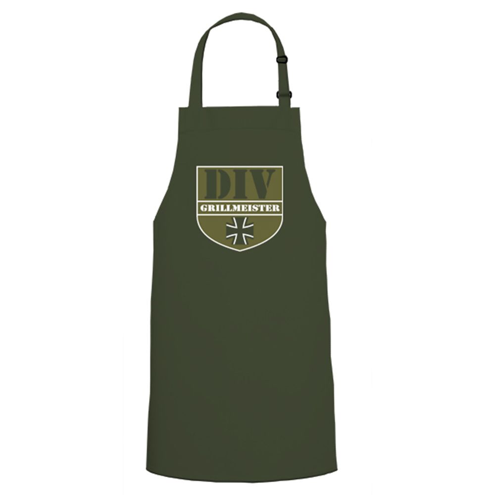 Kochen Schürze Bundeswehr Divisions Grillmeister Militär - Kochschürze Grillschürze #4936
