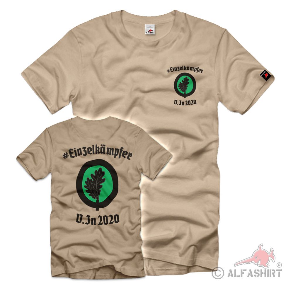 Einzelkämpfer 5te Inspektion 2020 Lehrgang Ausbildung Abzeichen  - T Shirt #36009