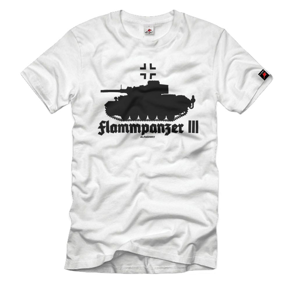 Flammpanzer III Panzer Flammenwerfer Normandy German D-Day T-Shirt#33102