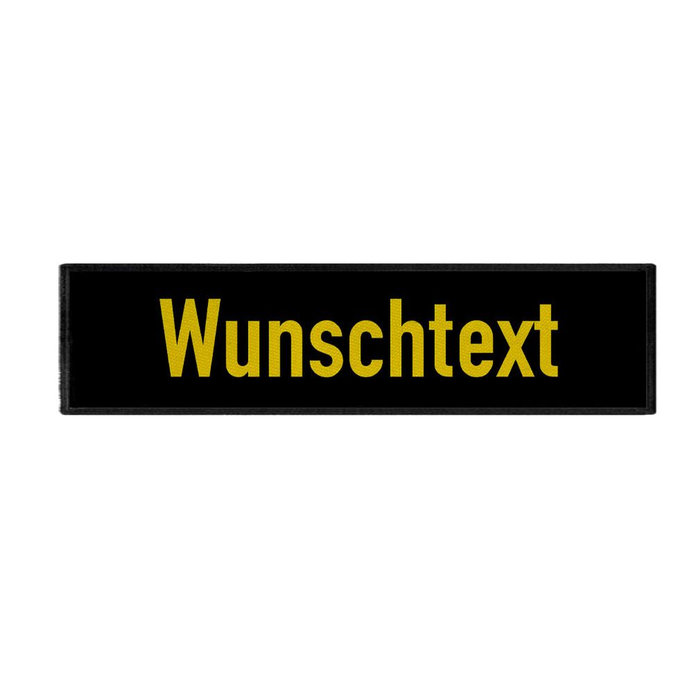 Rückenpatch personalisiert individuell Sonnen Gelb Uniform Rücken  #45752