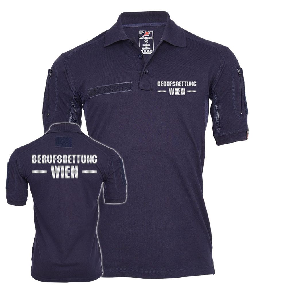 Tactical Polo Berufsrettung Wien Sanitäter Sani Arzt Notfall Retter #23656