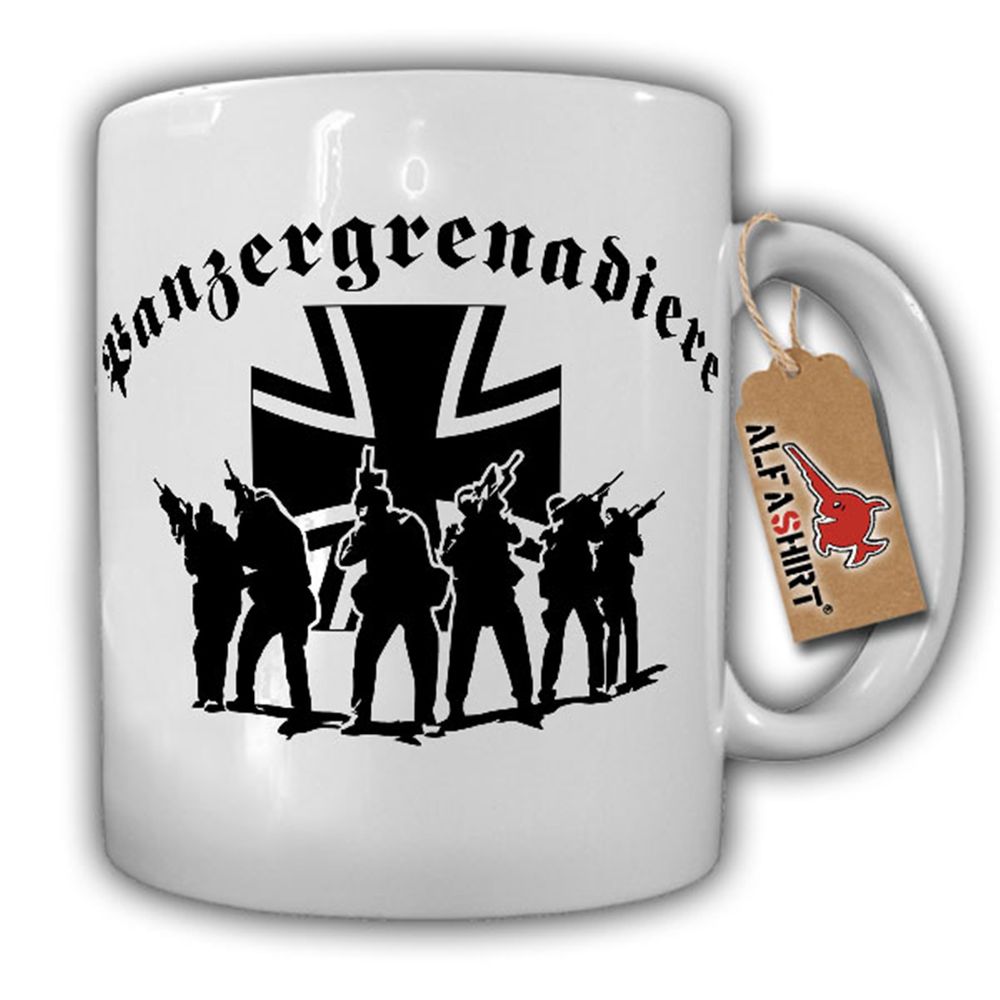Panzergrenadiere Elite Unit Military PzGren Balkenkreuz Soldier Cup # 16713