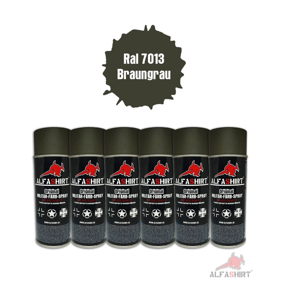 Ral 7013 Bundesheer Österreich Set Nato oliv Grau Braun Spraydose Lack #25409