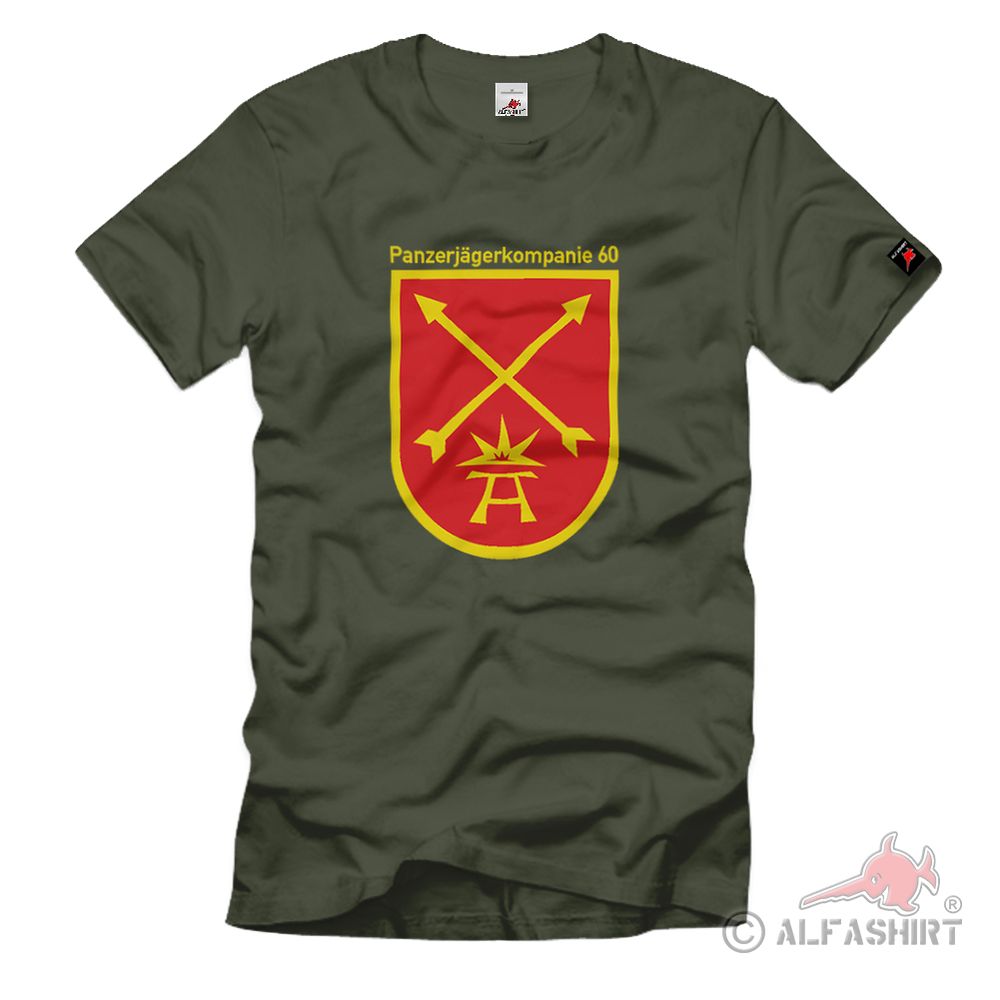 Panzerjägerkompanie 60 PzJgKp Panzer Kompanie Bundeswehr Bw - T Shirt #1294