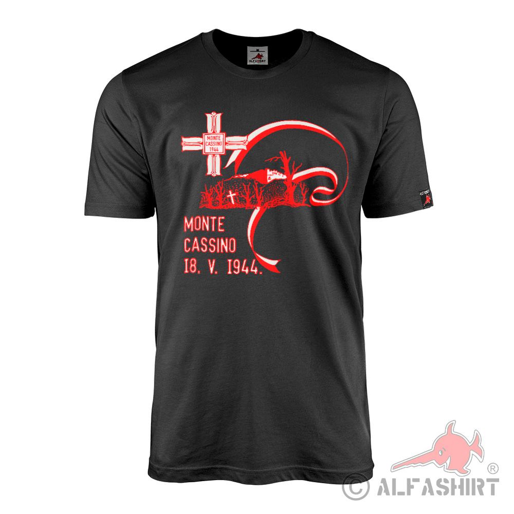 Hoodie Polska Monte Cassino 1944 2 Corpus Polski Army Corps T-Shirt#43664