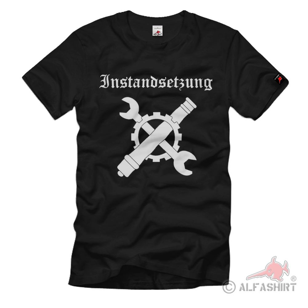 Instandsetzung InstBtl Instandsetzungsbataillon Emblem Barett - T Shirt #951