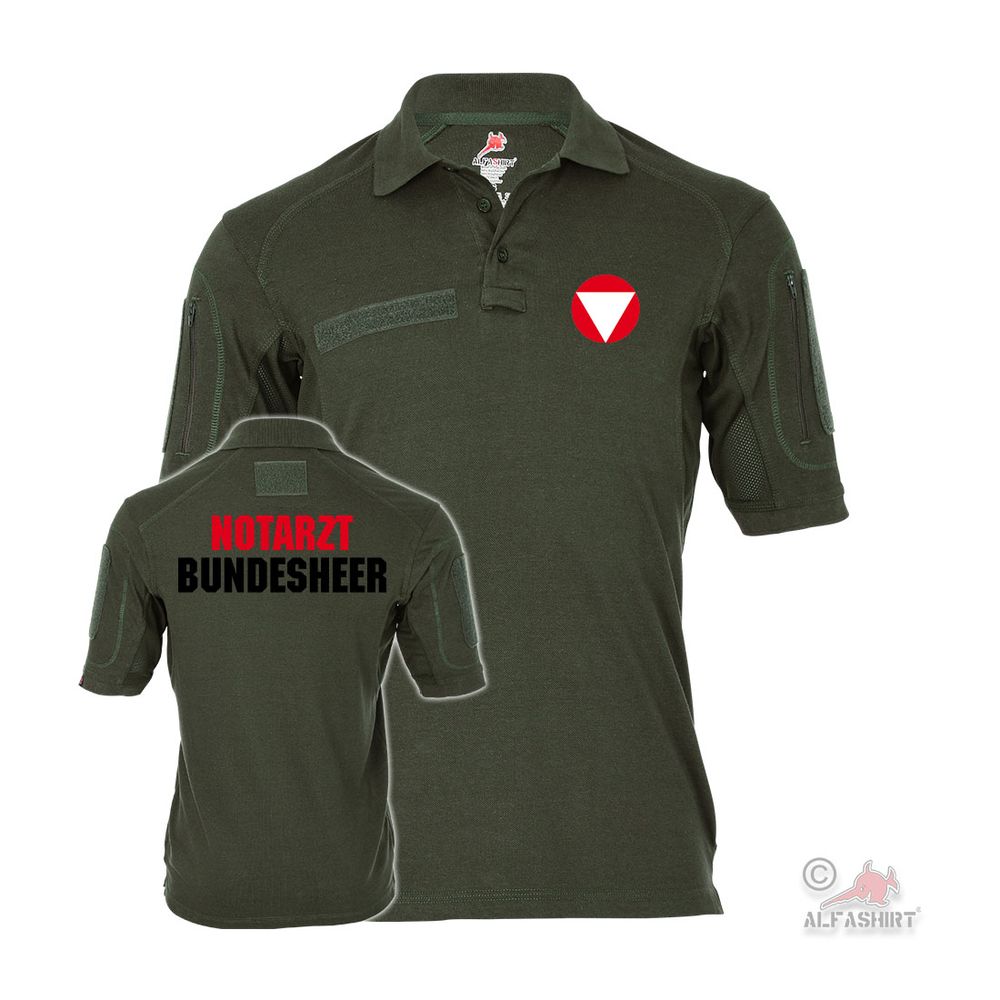 Tactical Poloshirt Bundesheer Notarzt Rettungssanitäter Krankenhaus #40511