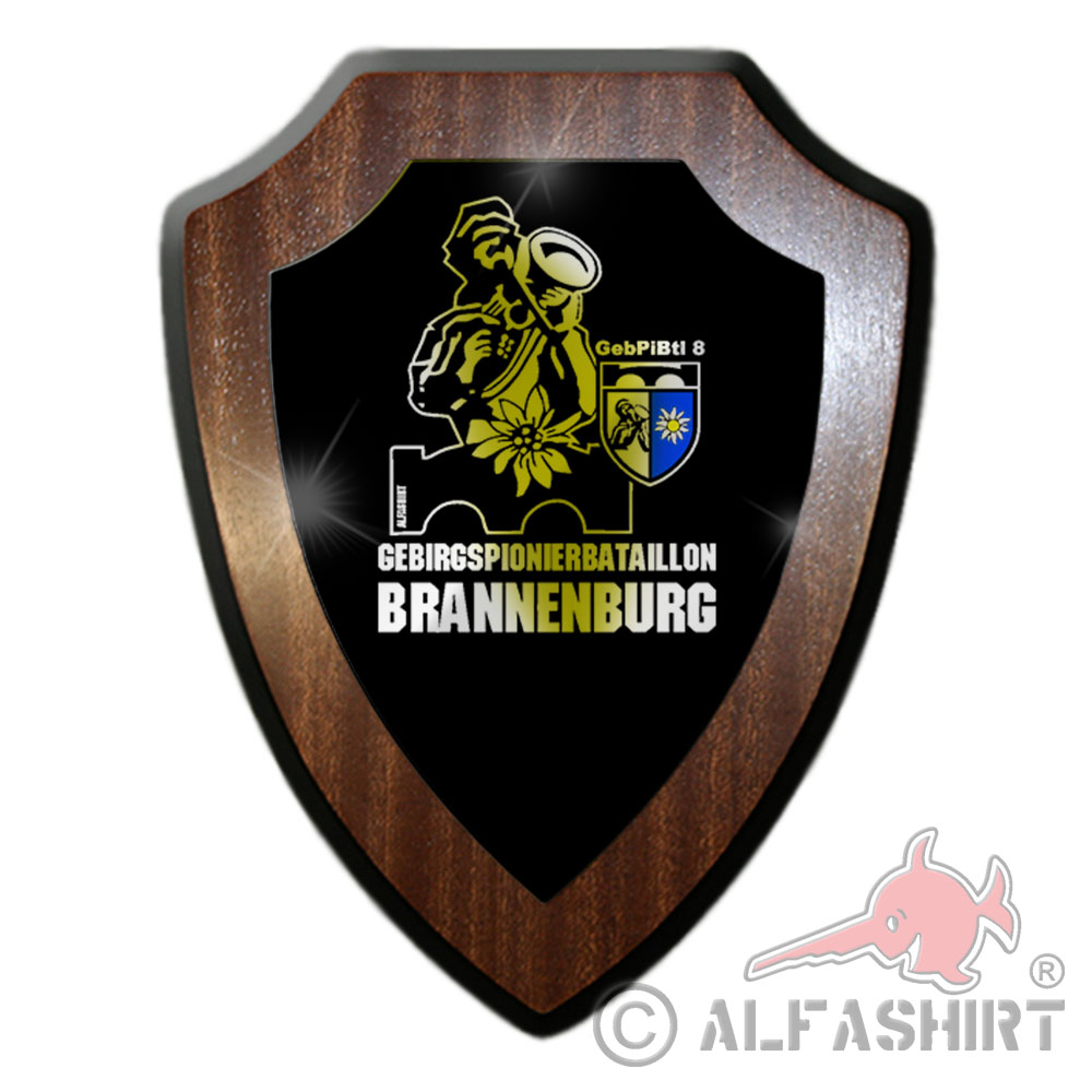 Wappenschild GebJgPiBtl 8 Gebirgsjägerpionierbataillon BW Heer Alpen #27091
