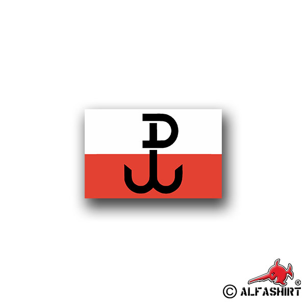 Sticker Polish Army Poland Polska Flag Flag 11x7cm A1170