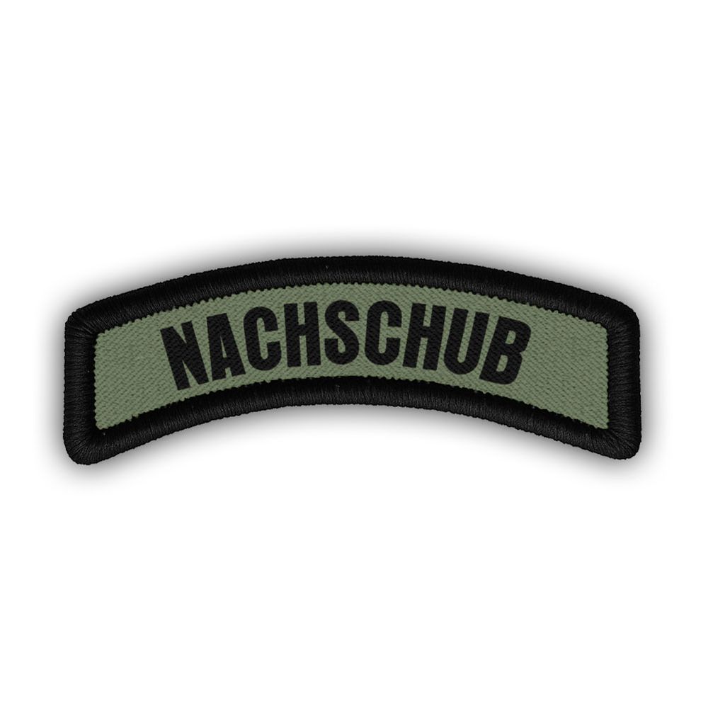 Nachschub Patch Bogen Bundeswehr Aufnäher Schriftzug#46616