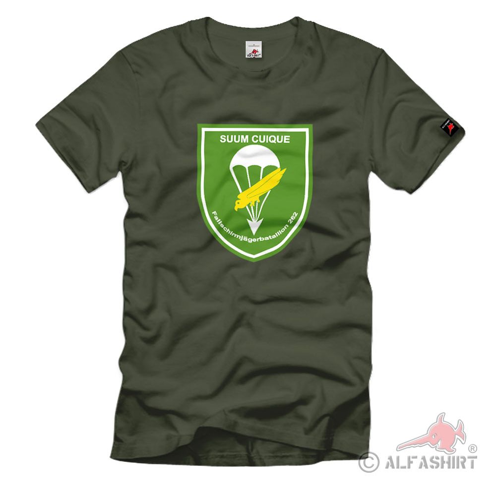 Fallschirmpanzerabwehrbataillon 262 Suum Cuique Fallschirmjäger T Shirt #2395