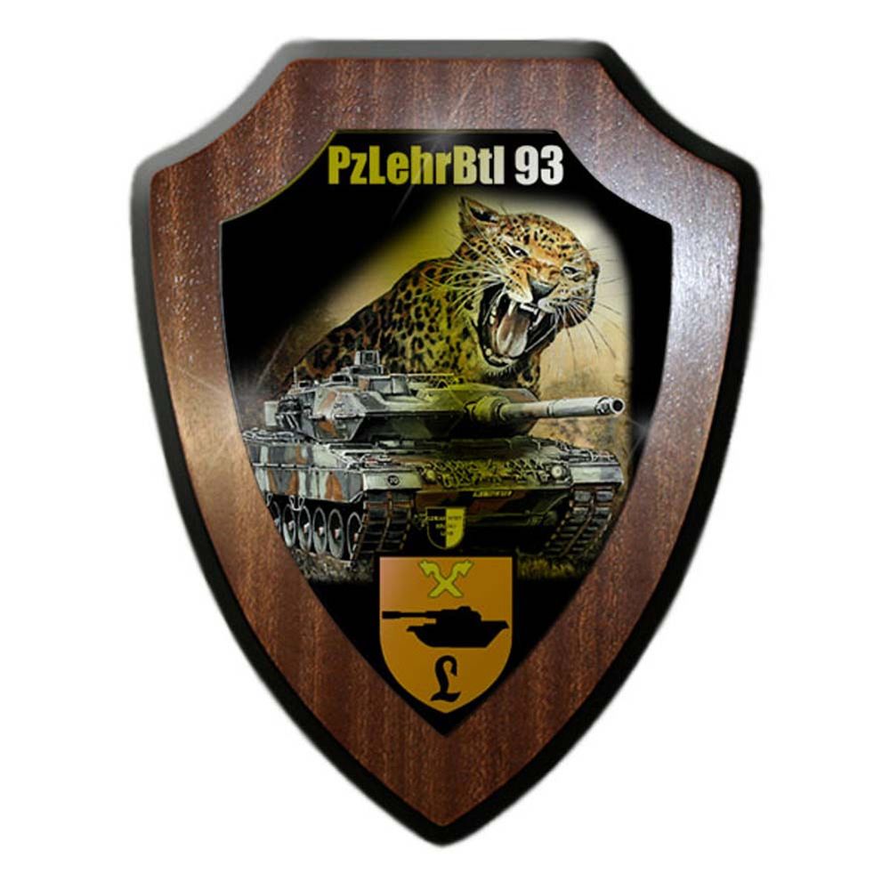 Wappenschild Lukas Wirp PzLehrBtl 93 Munster Bundeswehr  Abzeichen Leo #24450