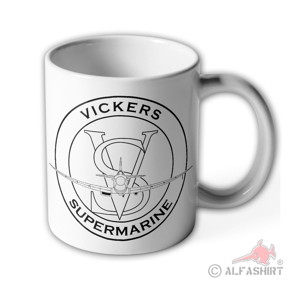 Mug Supermarine Avitation Works Vickers Spitfire Royal Air Force #40577