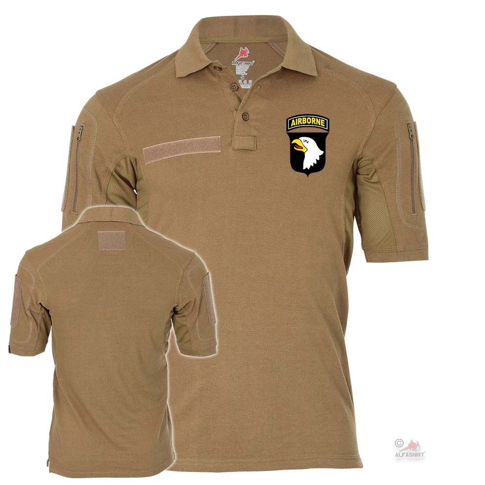 Tactical Polo 101st Airborne Division Einheit USA Luftlandedivision #25603
