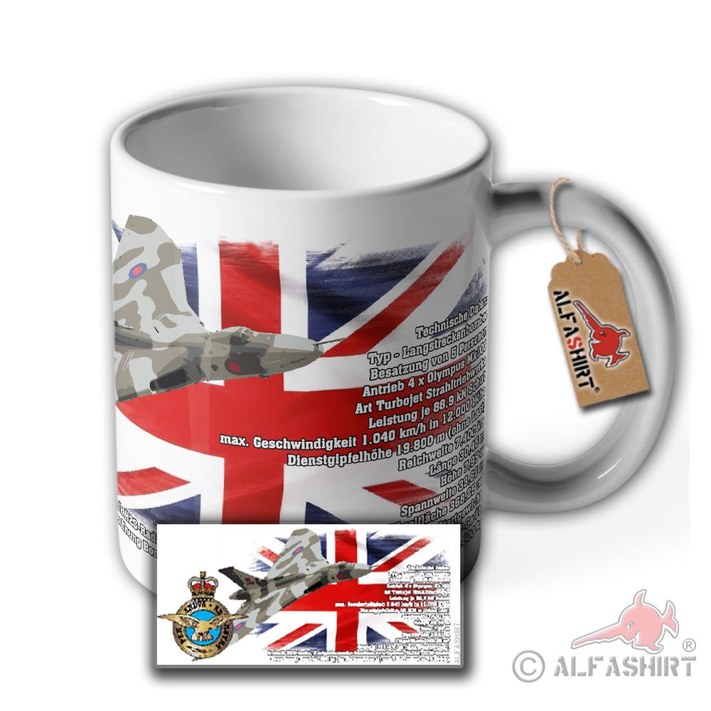 Mug Avro Vulcan B Mk 2 XH558 Royal Air Force Spirit Of Great Britain #30765