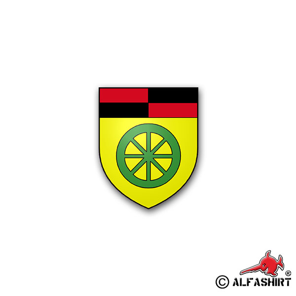 Sticker Albanian Joint Forces Command Albania Land Air 6x7cm A2101