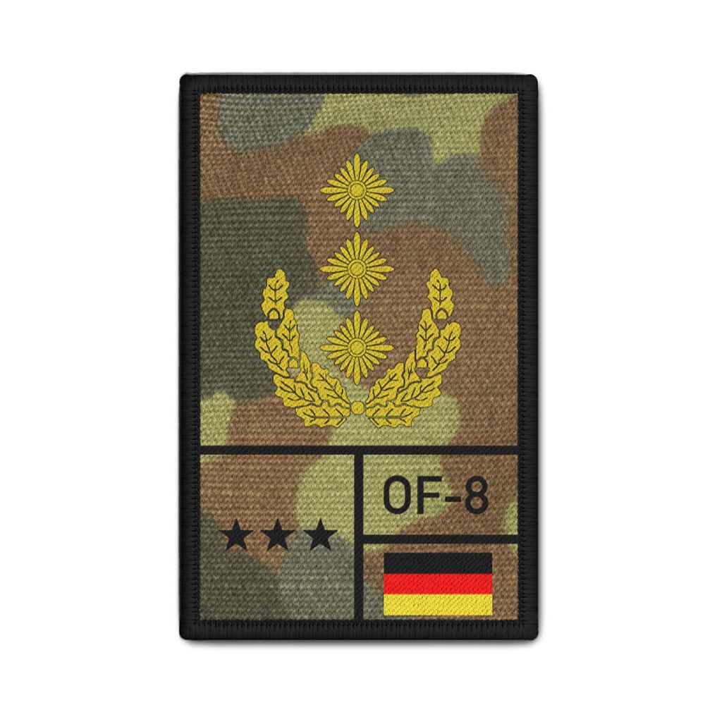Rank Patch Bundeswehr Heer Luftwaffe Marine Flecktarn #BW-Patch