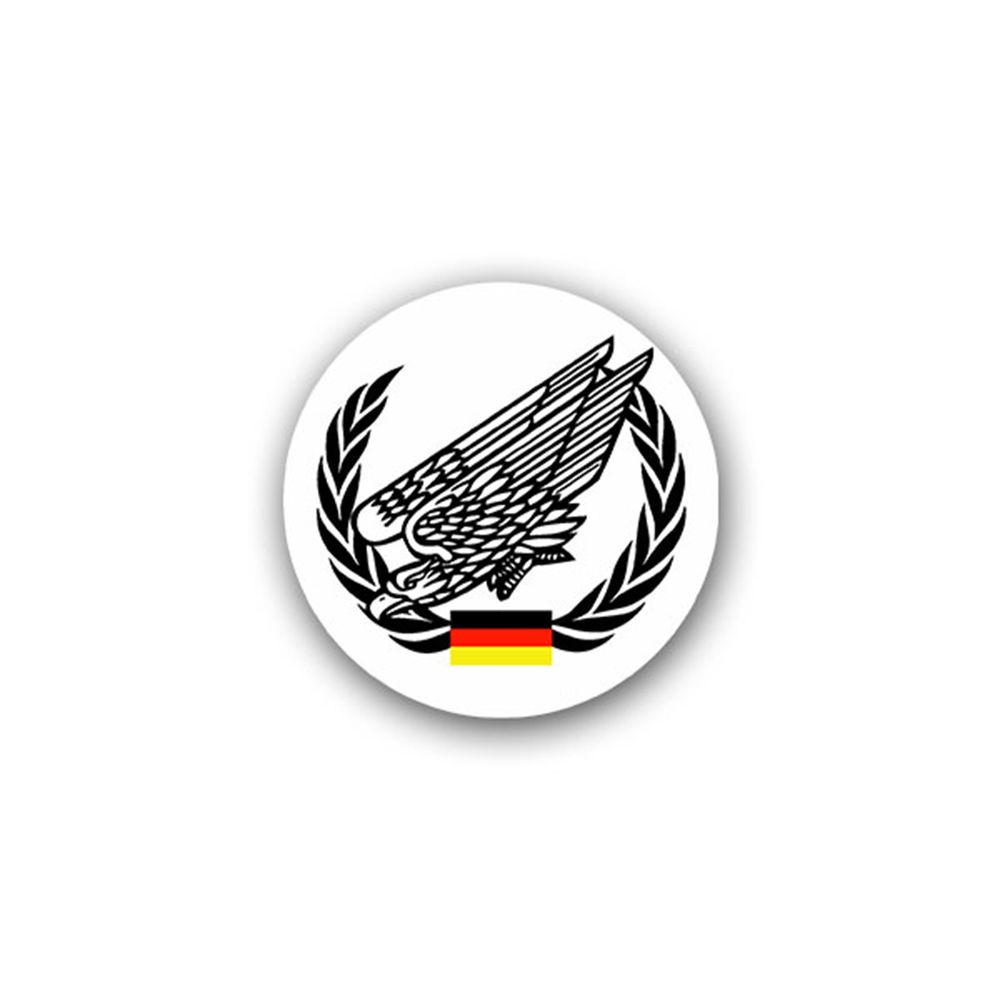 Sticker Paratrooper Fallschirmjägertruppe Infantry 7x7cm A1742