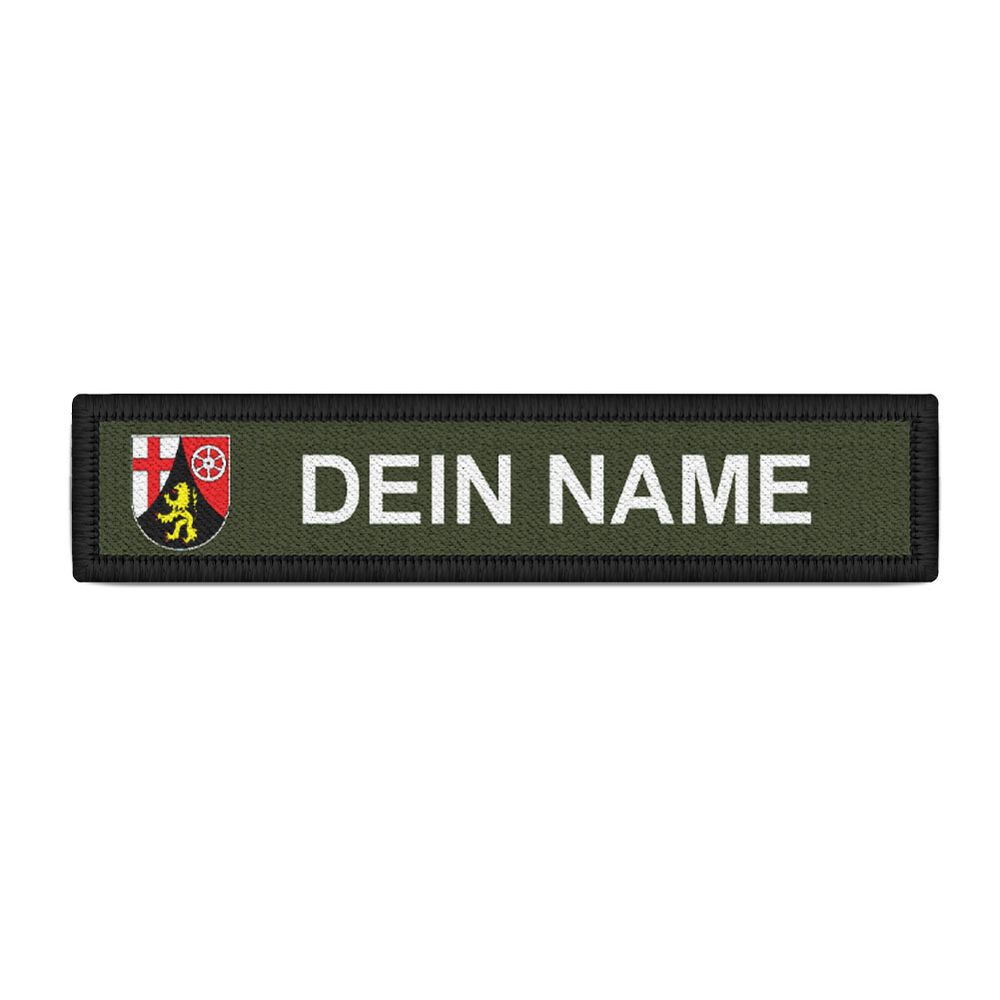 Namenspatch Patch Rheinland Pfalz Dunkelgrün Wappen Arbeitskleidung #46772