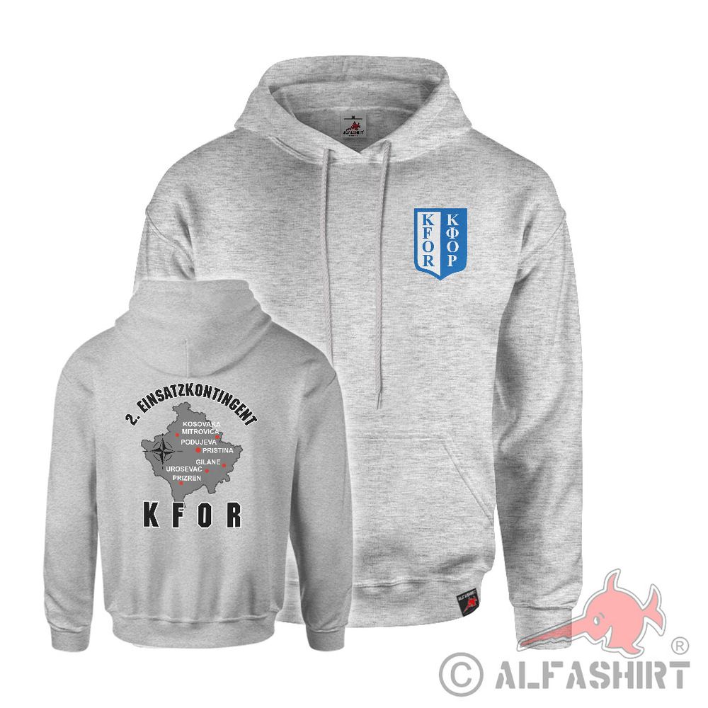 Hoodie 2 EinsKgt operational contingent KFOR Nato Mission Kosovo Force #41677