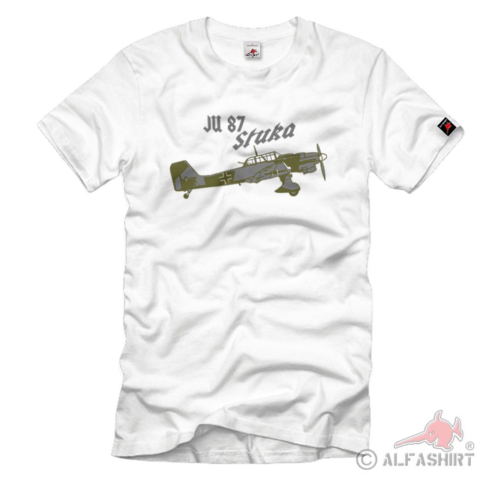 Ju 87 Stuka Sturzkampfbomber Wk2 Kampfbomber Sturzkampfflugzeug T-Shirt #1011