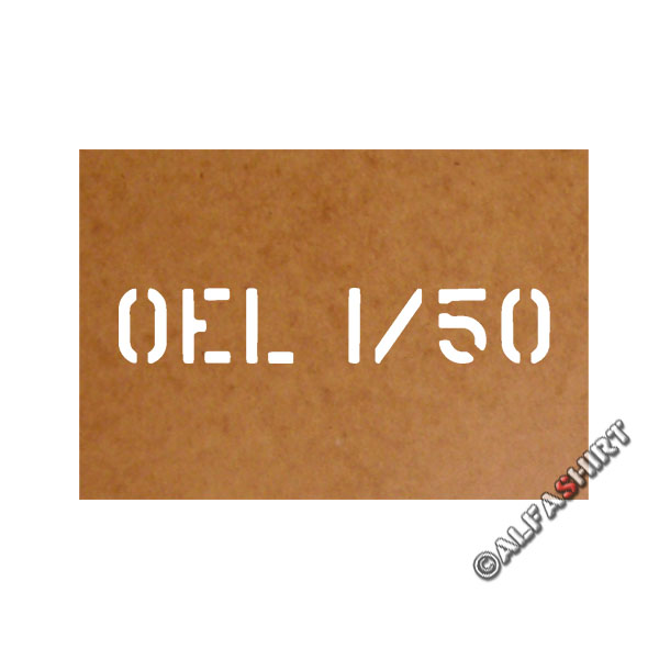 Oil 1-50 Oel Mixture Two-stroke Motorcycle Oil Carton Painting Template 2.5x14 # 15768