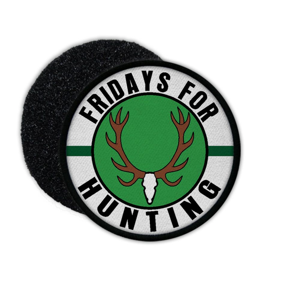 Patch Fridays for Hunting Hunters Hunting Protection Badge Antler Crest Humor # 33269